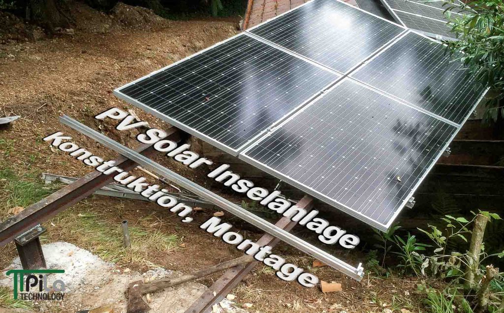 PV Solar Inselanlage Gesamtkonzept Pila Technology
